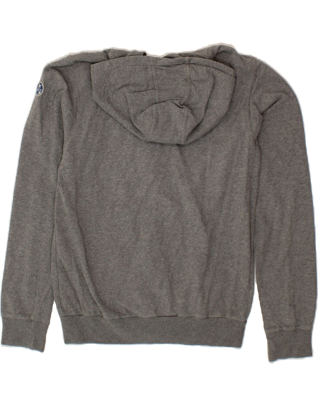 NORTH SAILS Boys Graphic Zip Hoodie Sweater 15-16 Years Grey Cotton Vintage North Sails and Second-Hand North Sails from Messina Hembry 