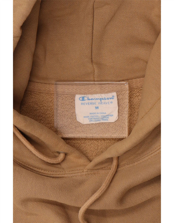Jumper masculino com capuz Champion de algodão bege médio