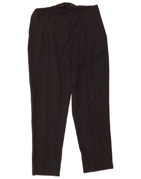 Calça feminina casual Brooks Brothers pequena EUA 12 grande W32 L26 preta