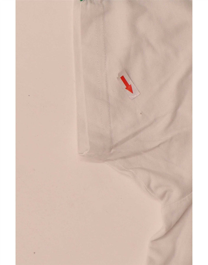 Camiseta masculina Ellesse com estampa gráfica pequena de algodão branco