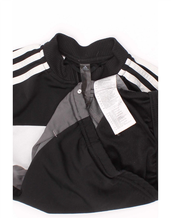 Jaqueta Adidas Meninos Treino Top 5-6 Anos Preto Colorblock Poliéster