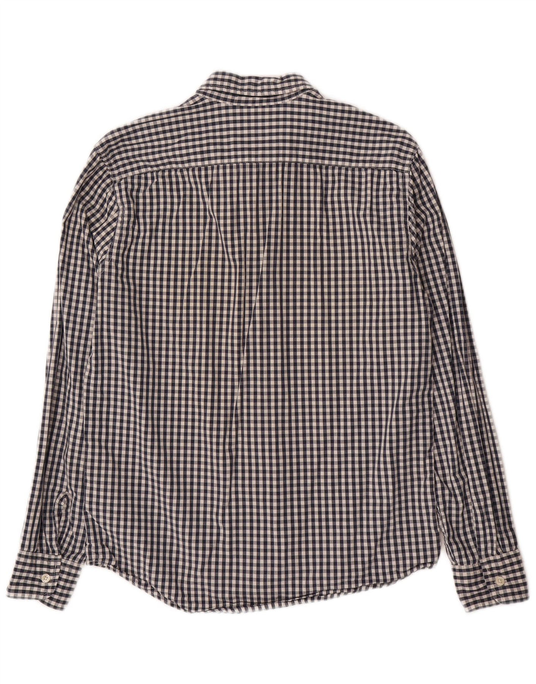 Camisa masculina LEVI'S média azul marinho algodão guingão