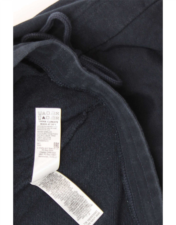 Shorts esportivos masculinos Marks & Spencer XL azul marinho algodão