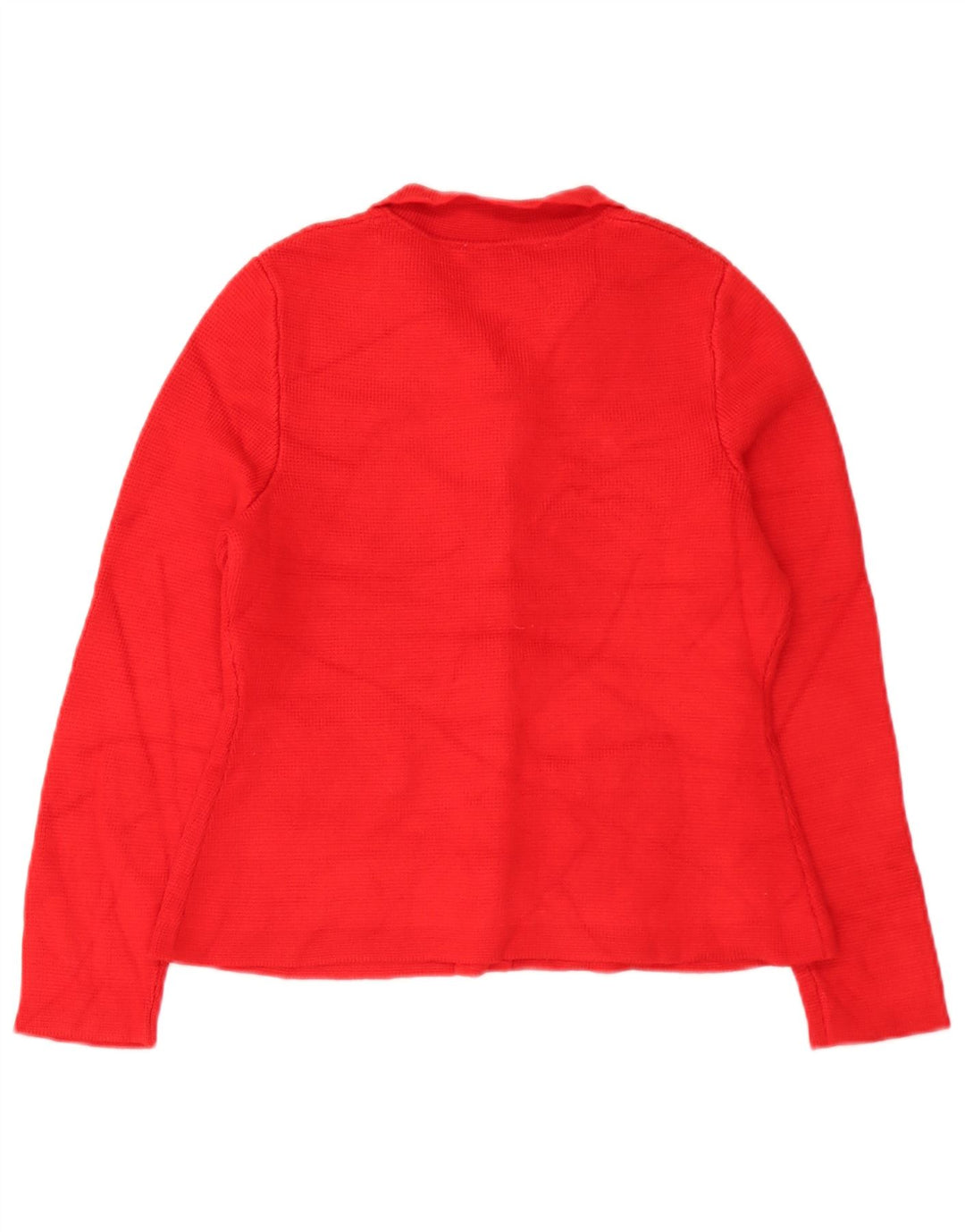 Suéter cardigã feminino Zara Reino Unido 12 viscose vermelha média