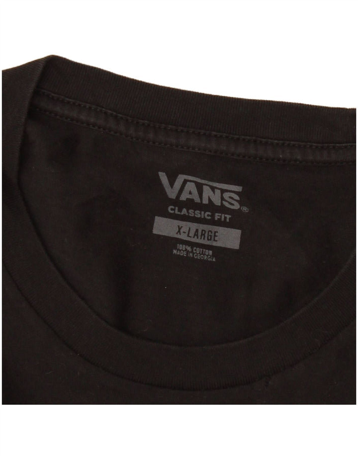 Camiseta Vans Masculina Classic Fit Graphic Top XL Algodão Preto