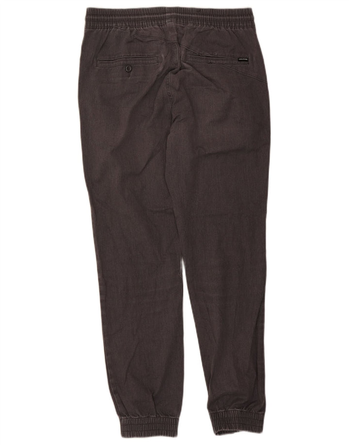 Calça jogger feminina Volcom Chino médio W30 L27 algodão cinza
