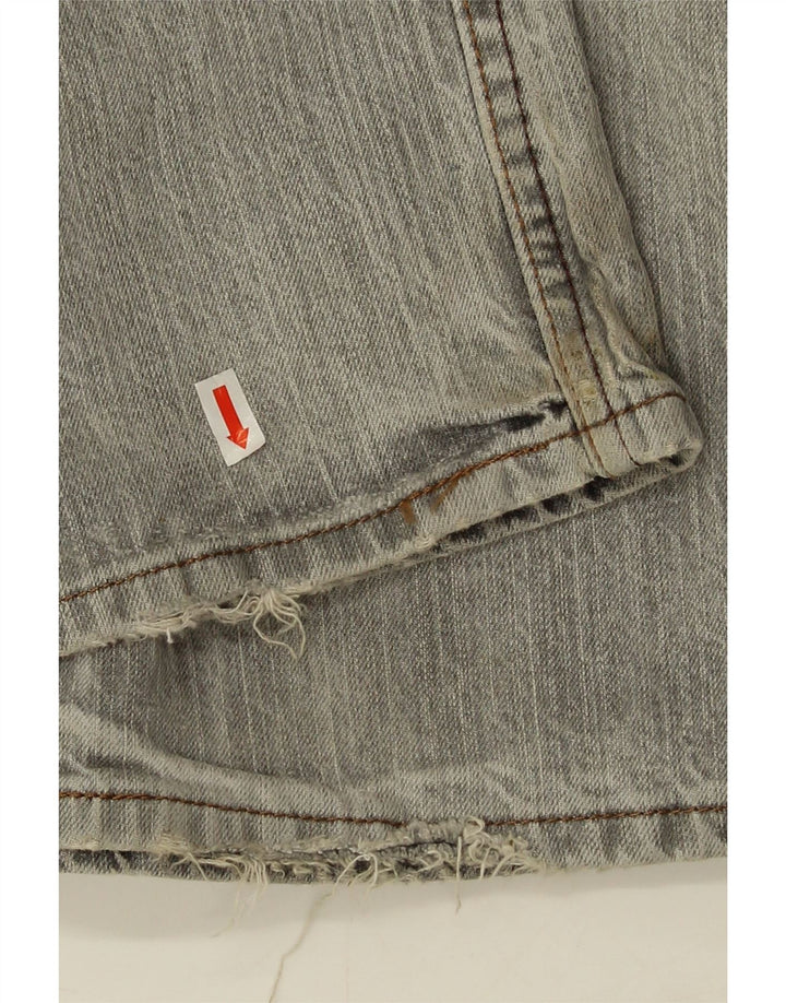 Jeans retos masculinos Marks & Spencer W34 L33 algodão cinza