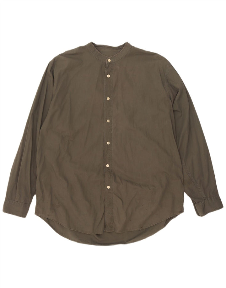 Camisa masculina Rifle XL algodão cáqui