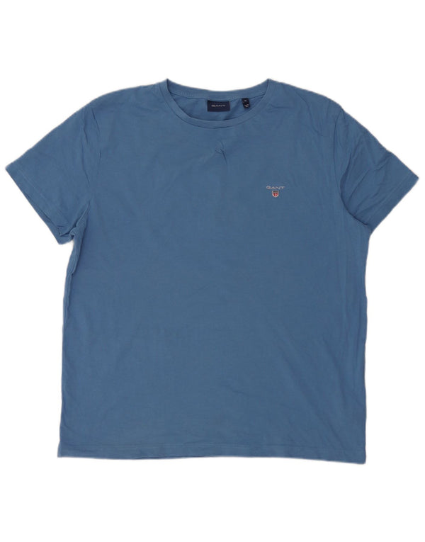 Camiseta masculina Gant Top XL algodão azul