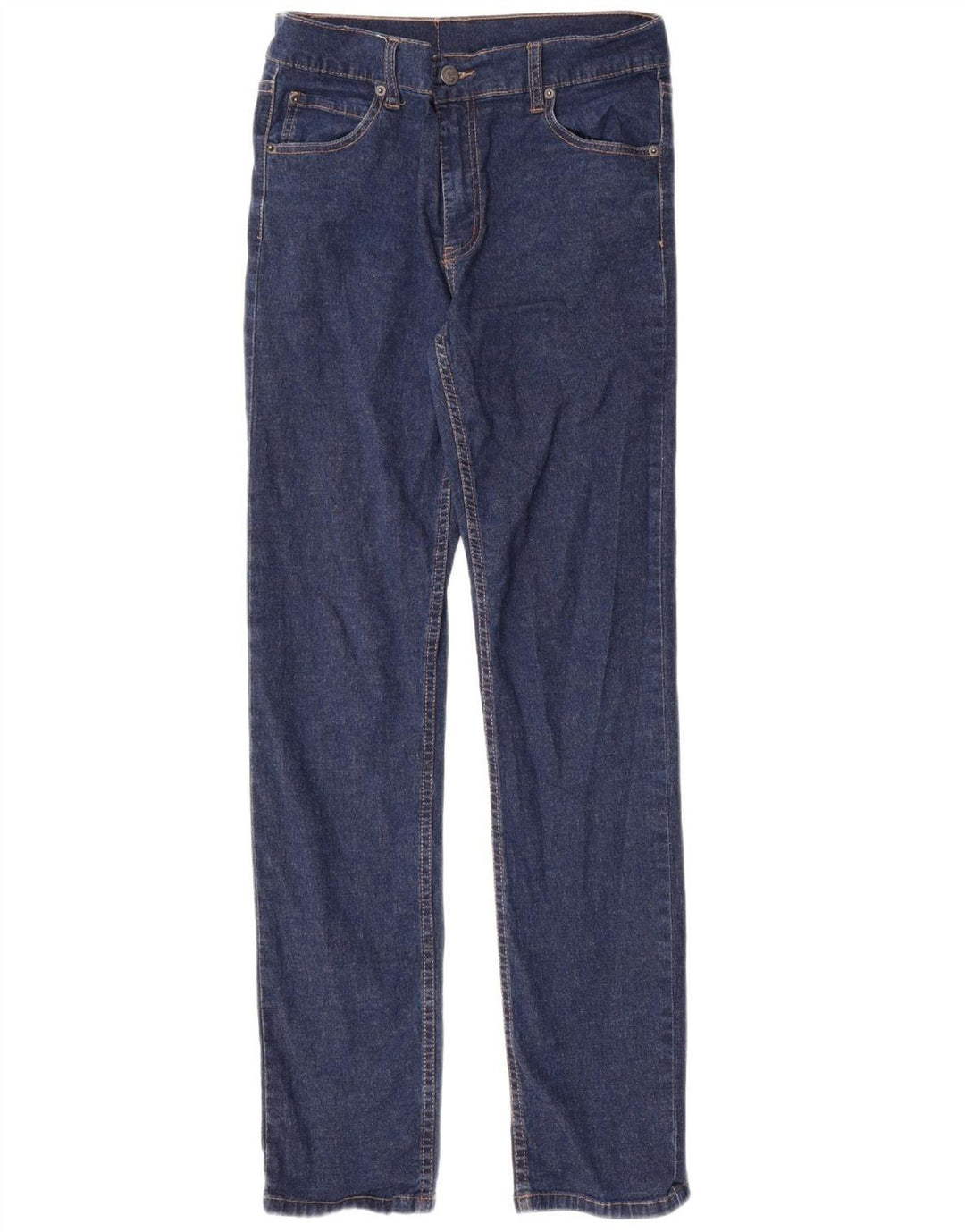 CHEAP MONDAY Jeans retos femininos W32 L32 algodão azul marinho