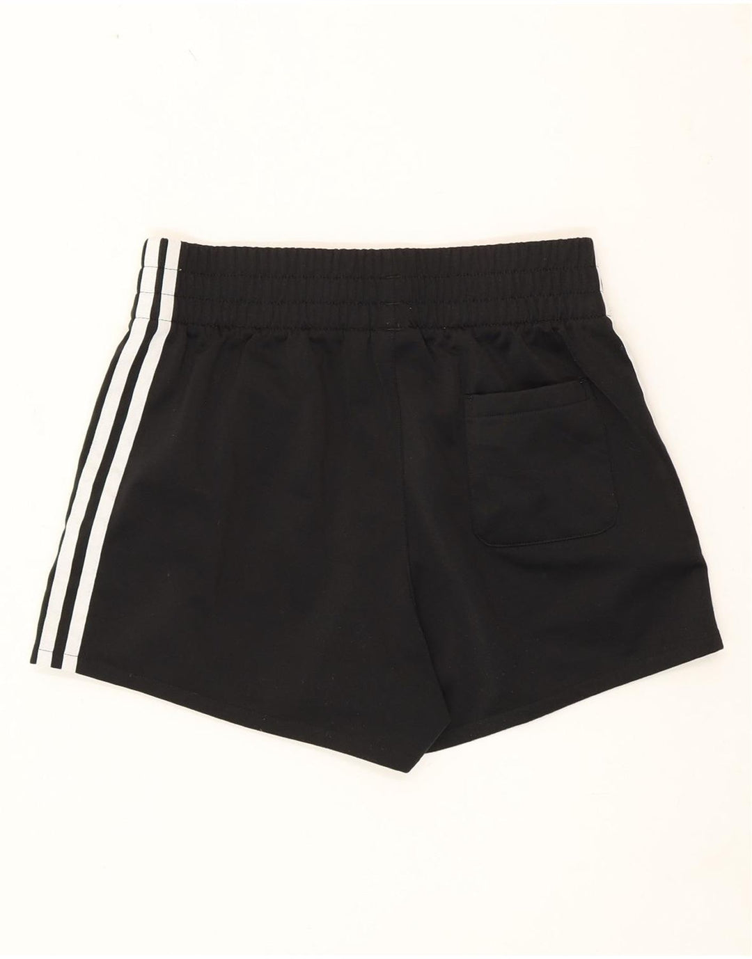 Shorts esportivos femininos Adidas UK 10 pequeno poliéster preto