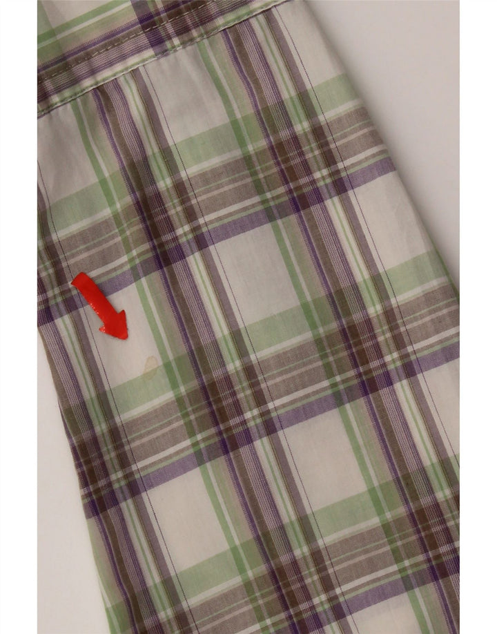 Camisa masculina Calvin Klein Jeans grande xadrez multicolorida