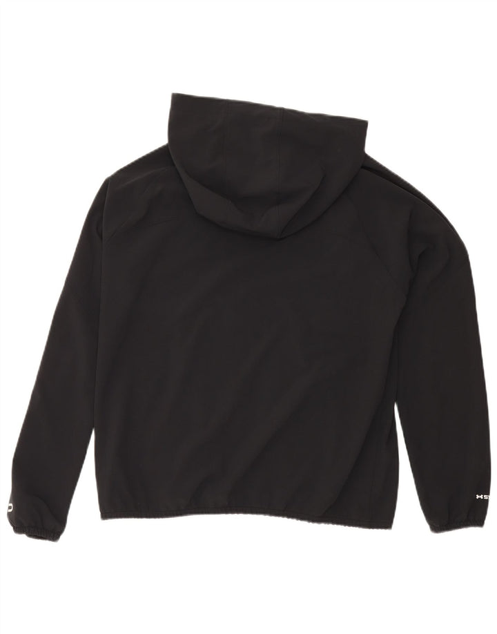 Under Armour Mens Hooded Tracksuit Top Jaqueta Poliéster Preto Médio
