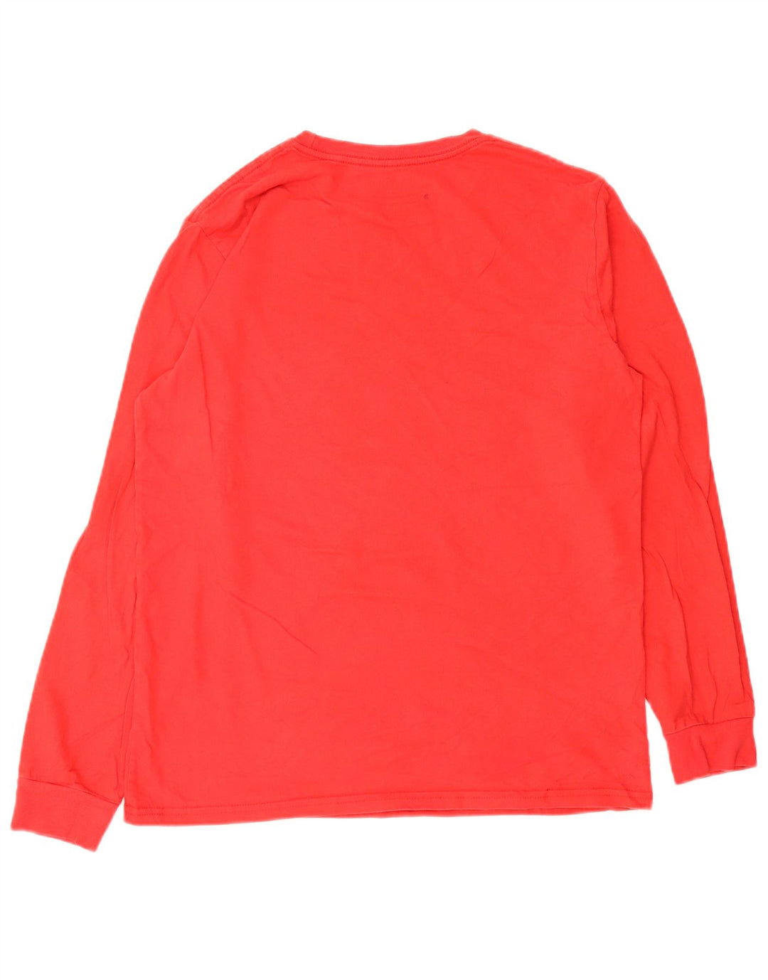 Camiseta masculina gráfica Volcom manga comprida grande algodão vermelho