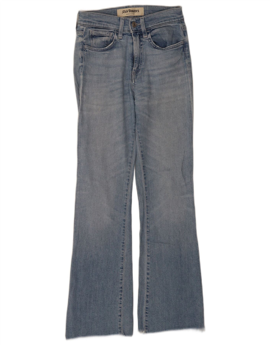 Calça jeans feminina Roy Rogers W24 L28 algodão azul