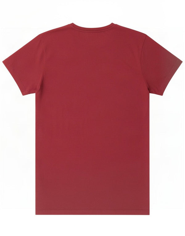 Camiseta gráfica masculina Jack & Jones Top XL algodão Borgonha