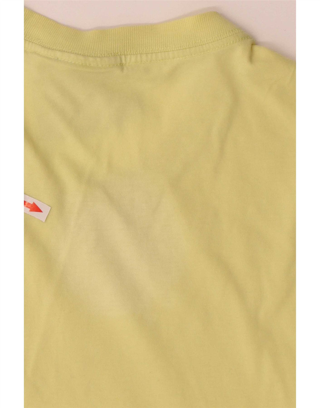 Adidas Mens Camiseta Top Pequeno Amarelo