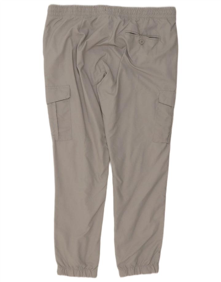 Calça cargo masculina FRENCH CONNECTION XL W38 L29 poliéster cinza