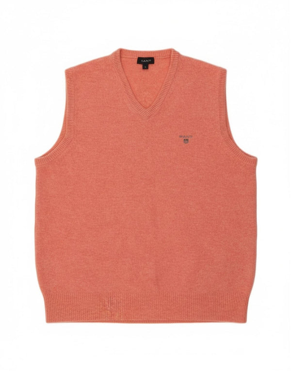 Gant Mens Colete Regata Grande Lã Rosa