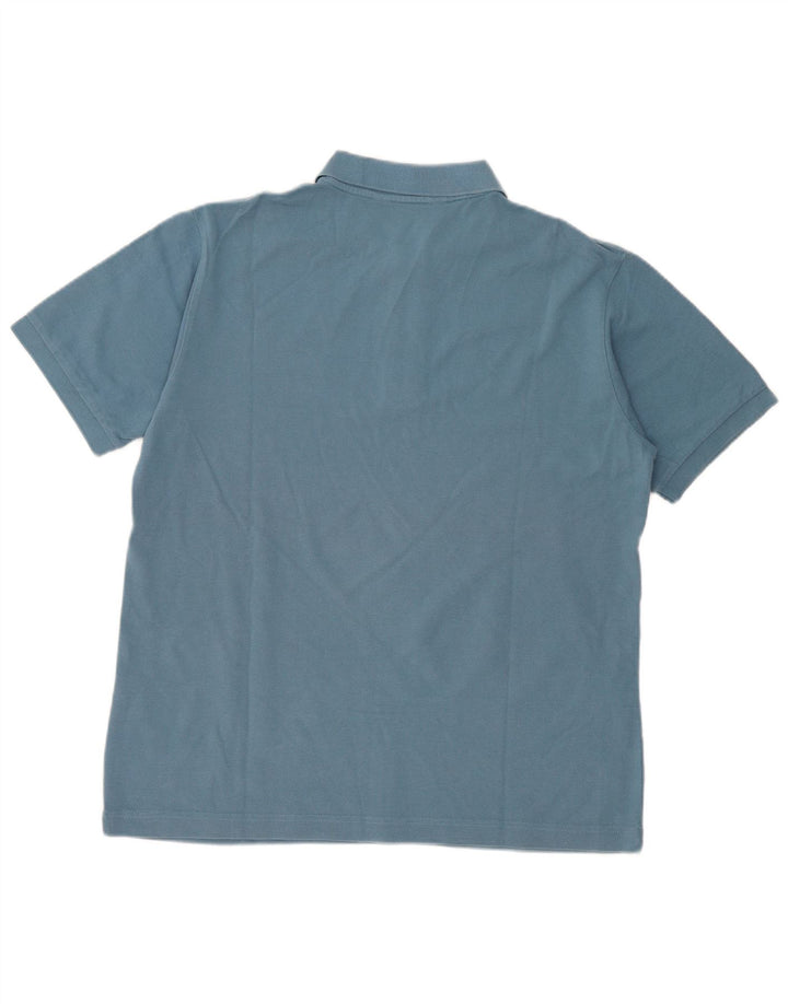Camisa polo masculina Kappa grande algodão azul