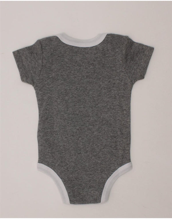 Macacão gráfico NIKE para meninos de 0 a 3 meses algodão cinza