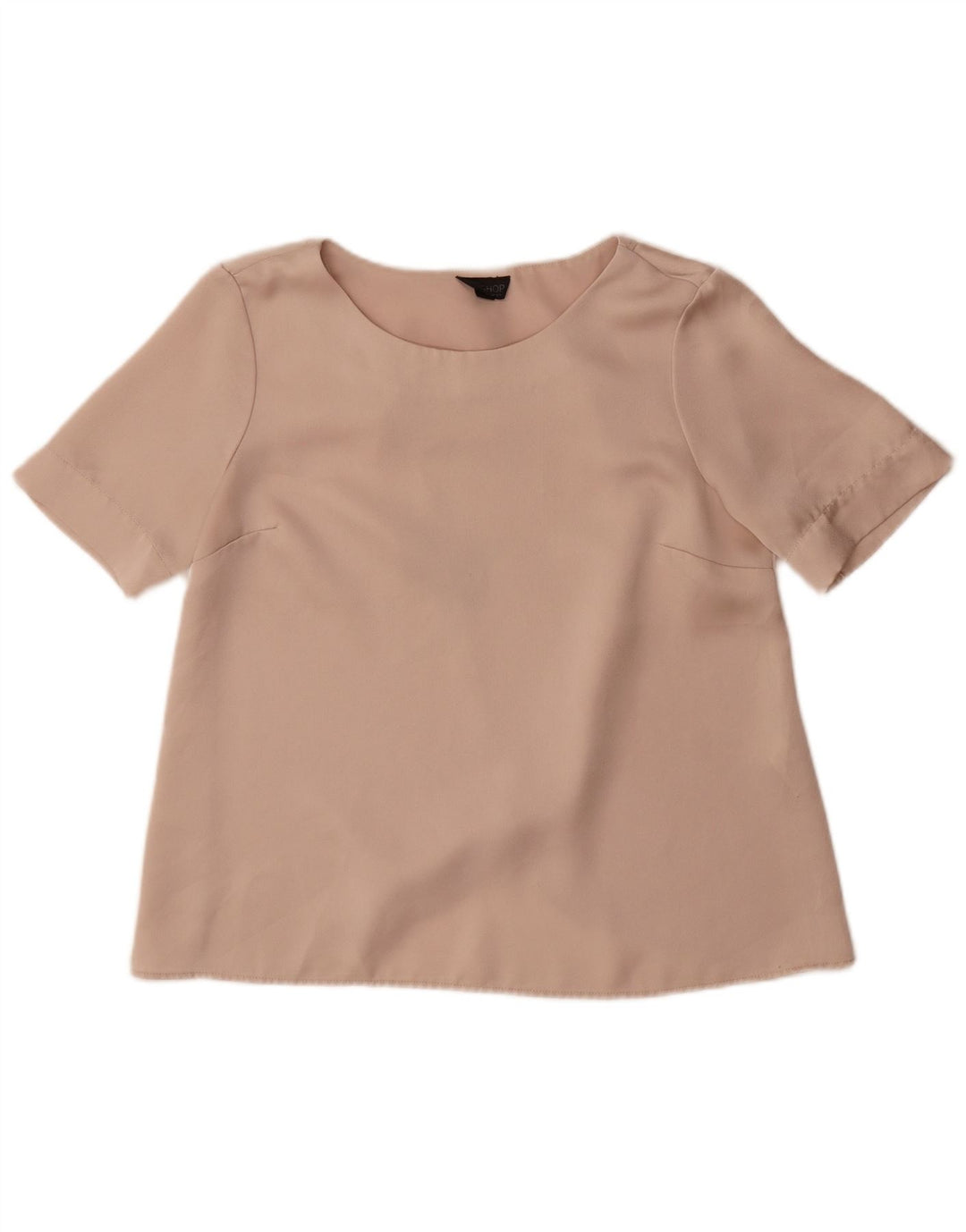 Blusa oversized feminina Topshop UK 10 poliéster bege pequeno