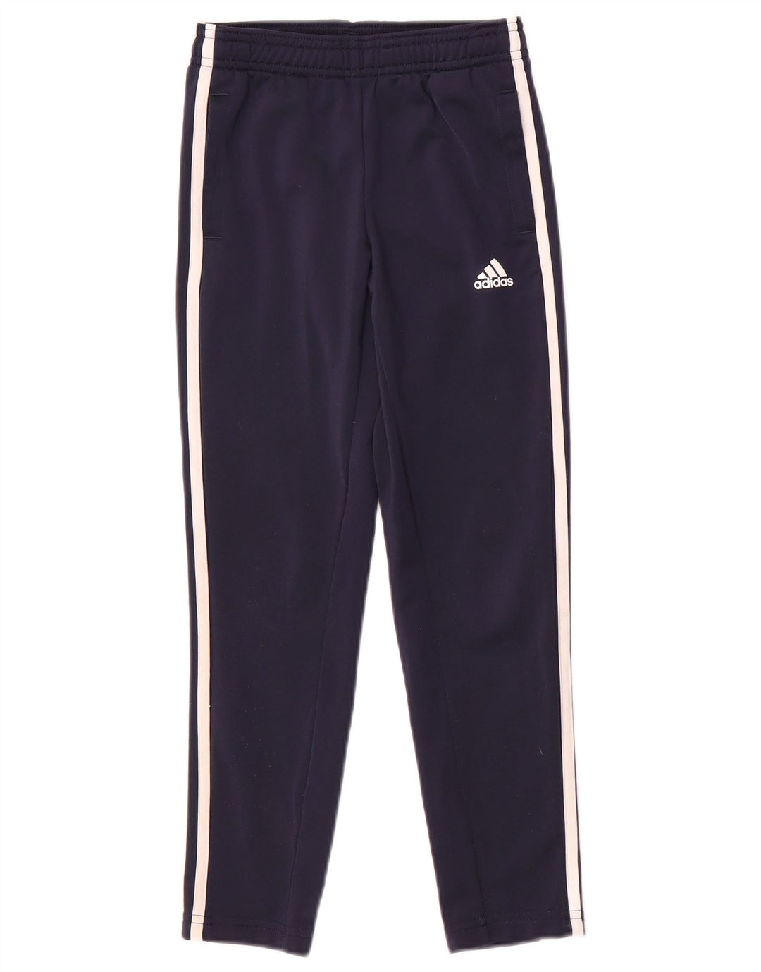 Calças de treino ADIDAS menino 7-8 anos azul marinho poliéster