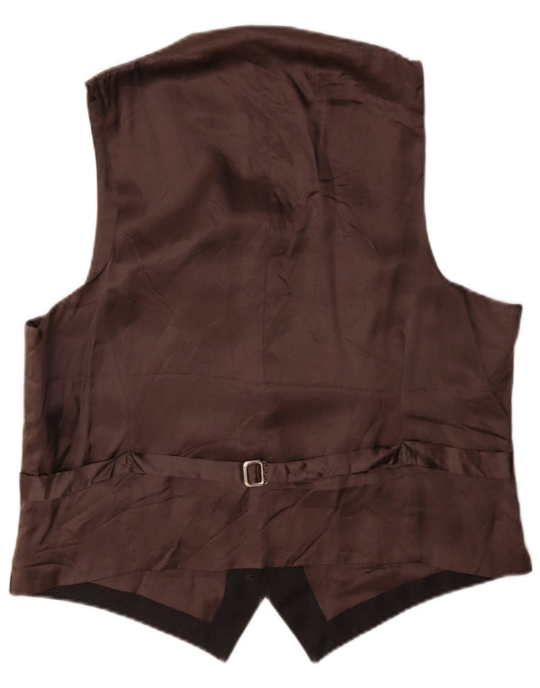 Colete masculino vintage IT 54 XL lã preta