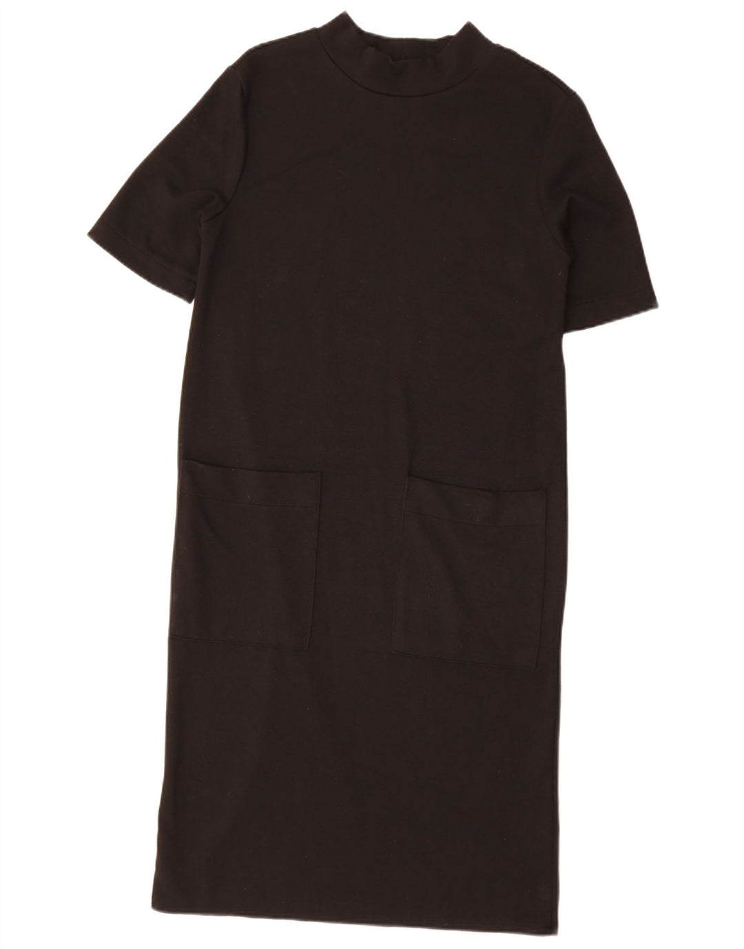 Zara Vestido Shift Feminino Reino Unido 10 Pequeno Preto