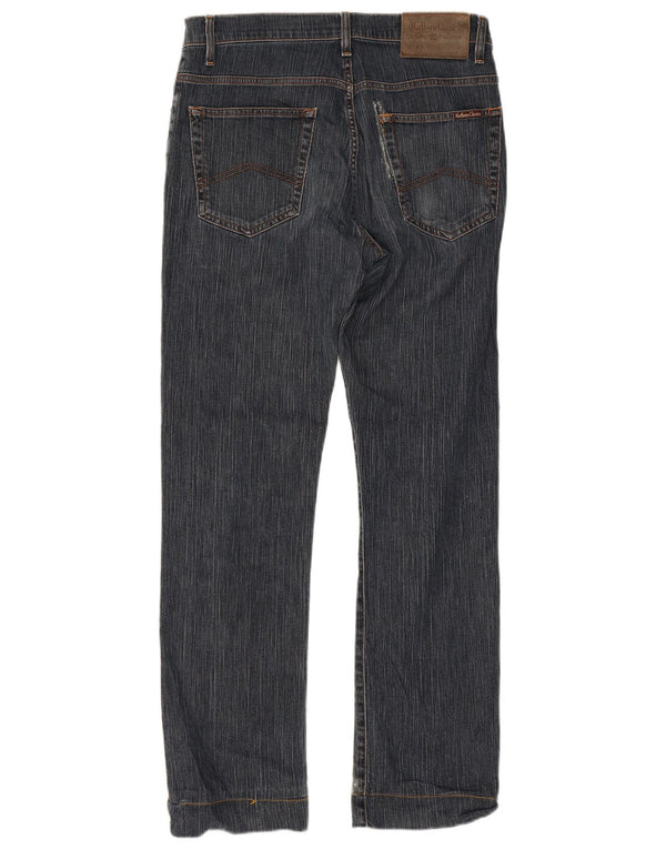 Marlboro Classics Mens Straight Jeans W33 L31 Azul Algodão