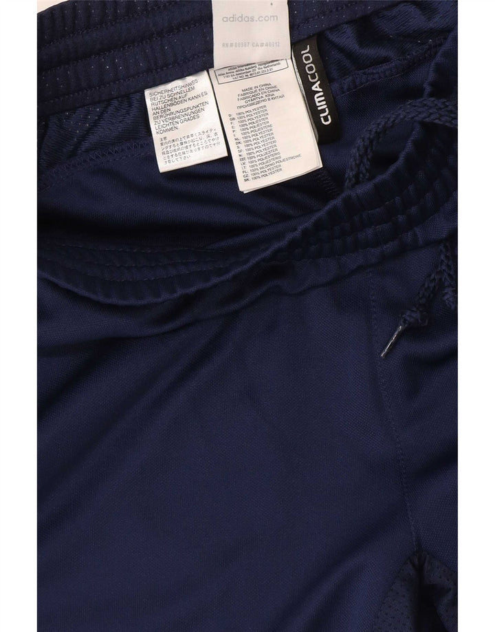Adidas Mens Climacool Bermuda Sport Shorts Médio Azul Marinho Colorblock