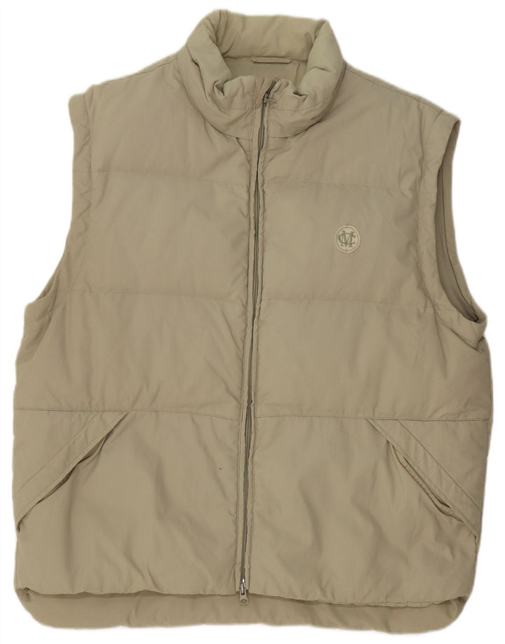 Colete acolchoado masculino Marlboro Classics UK 44 2XL cáqui