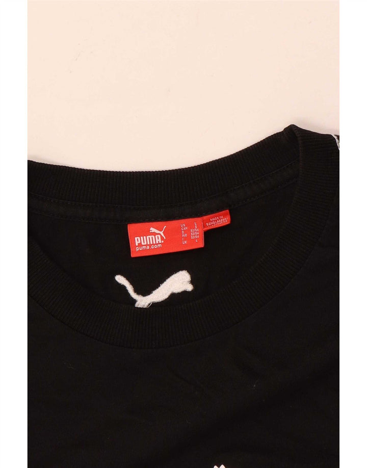 Puma Camiseta Masculina Graphic Top Grande Preto