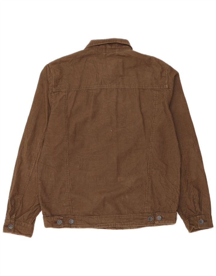 Jaqueta masculina de veludo Billabong UK 40 grande marrom