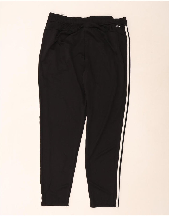 Adidas Mens Treino Calças XL Preto Poliéster Esportes
