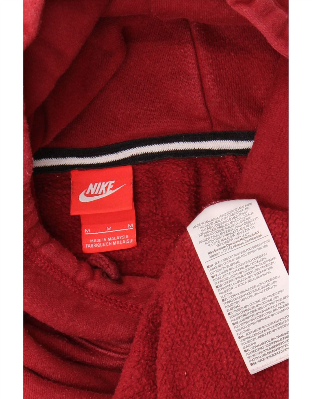 Suéter com capuz masculino médio