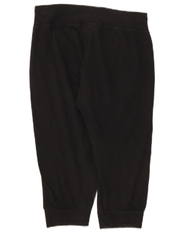 Calça capri feminina Champion Joggers UK 6 XS algodão preto