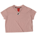 Camiseta Nike Feminina Crop Top UK 6 XS Rosa Poliéster