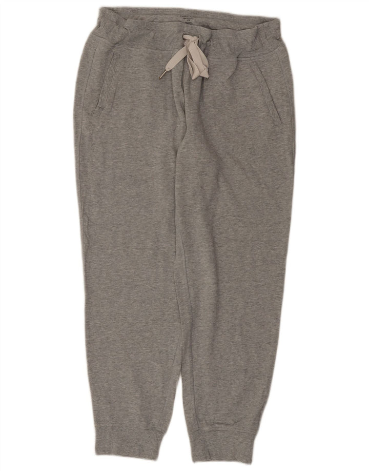 Calvin Klein Calça feminina de treino gráfico Joggers UK 14 grande cinza