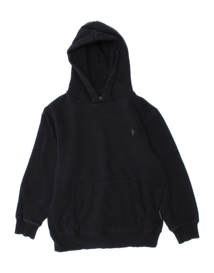 FRENCH CONNECTION Boys Hoodie Jumper 11-12 Years Navy Blue Cotton Vintage French Connection and Second-Hand French Connection from Messina Hembry 