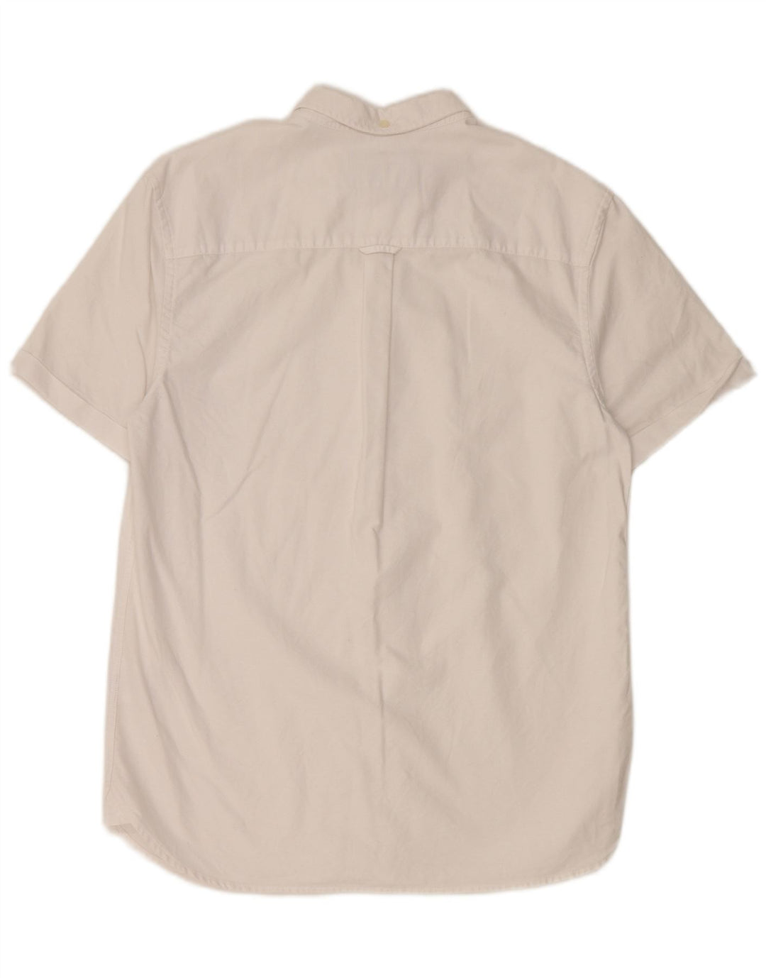 Camisa masculina de manga curta LYLE & SCOTT de algodão branco médio