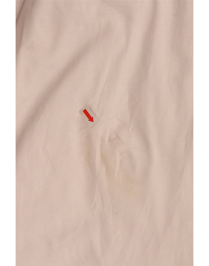 Camiseta Adidas Longline Graphic Feminina Top UK 22 XL Algodão Branco