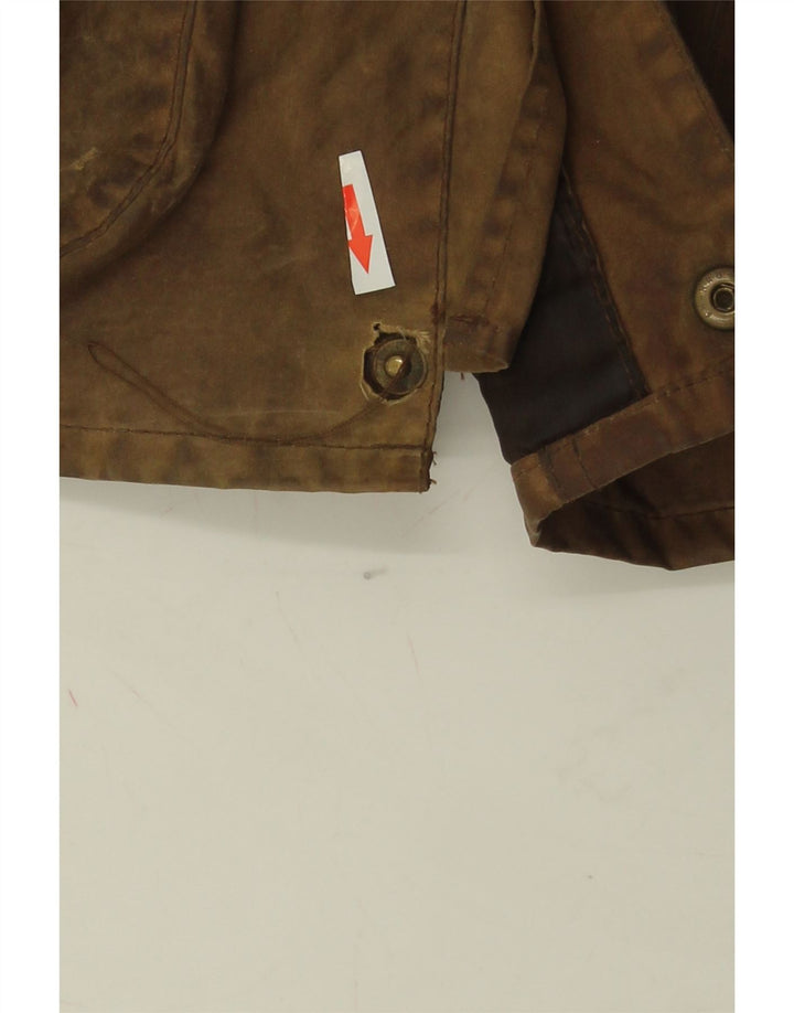 Jaqueta masculina de algodão encerado Barbour Reino Unido 40 grande algodão marrom