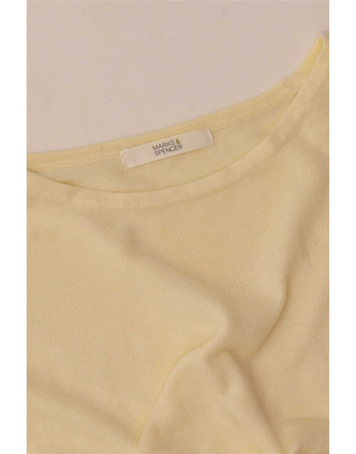Blusa feminina Marks & Spencer UK 16 grande amarelo