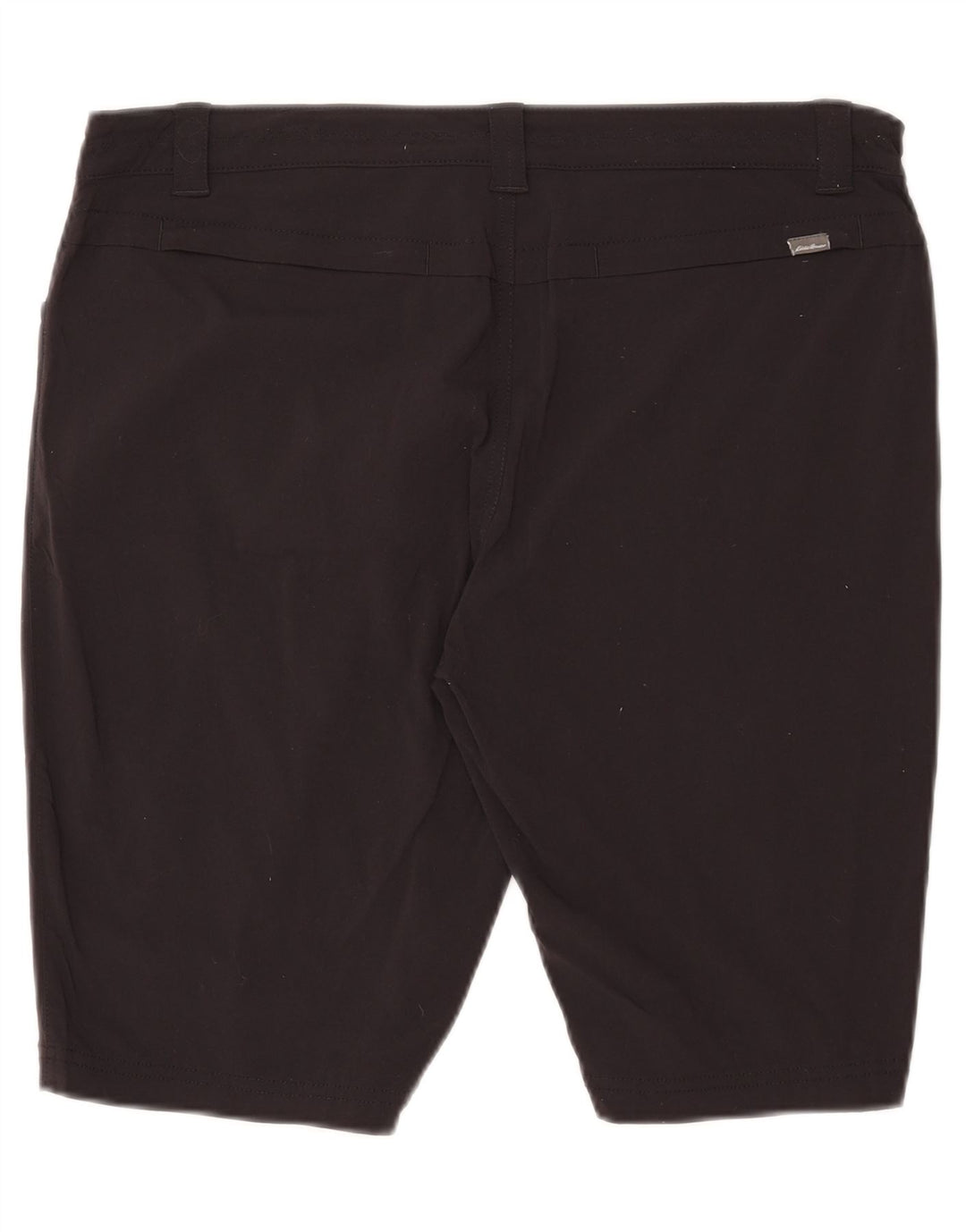 Shorts casuais femininos Eddie Bauer EUA 14 XL W36 preto