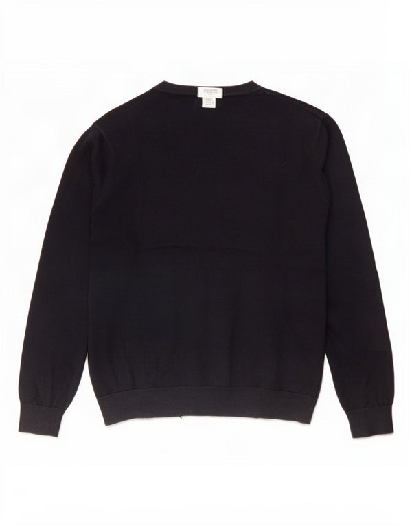 Suéter cardigã masculino Marks & Spencer XL azul marinho algodão