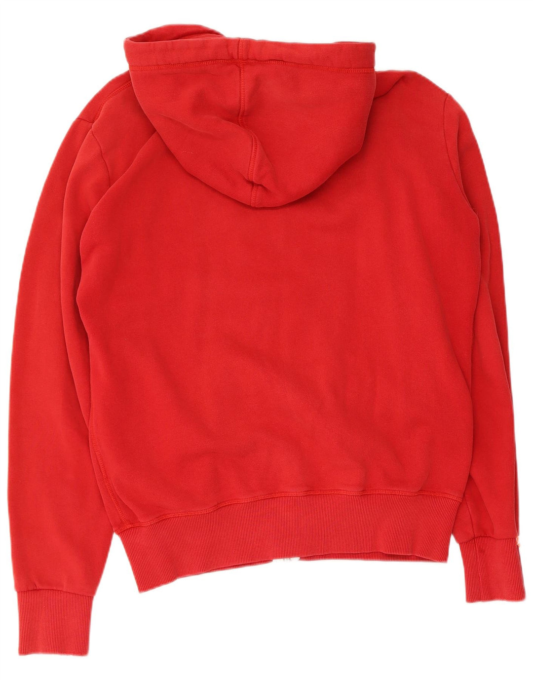 Suéter masculino Superdry com capuz e zíper grande algodão vermelho