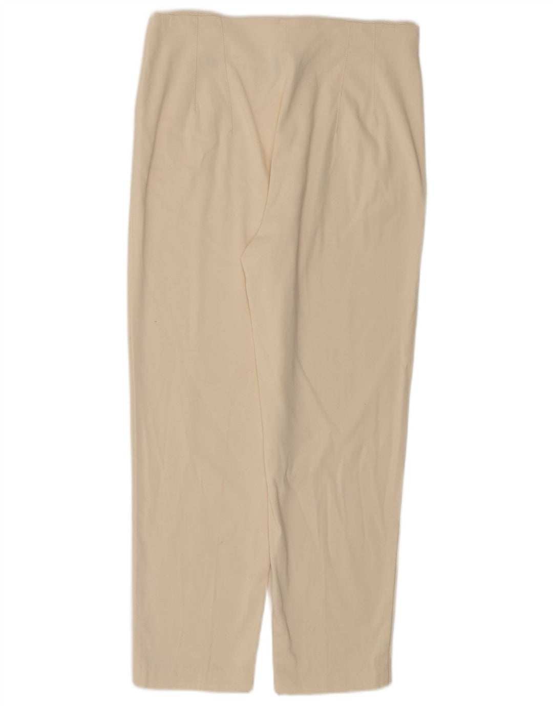 Calça feminina Massimo Dutti cortada UE 42 grande W30 L25 branca