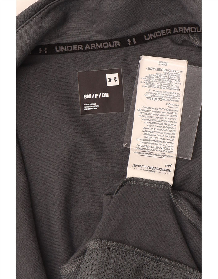 Under Armour Mens Treino Top Jacket Pequeno Poliéster Cinza