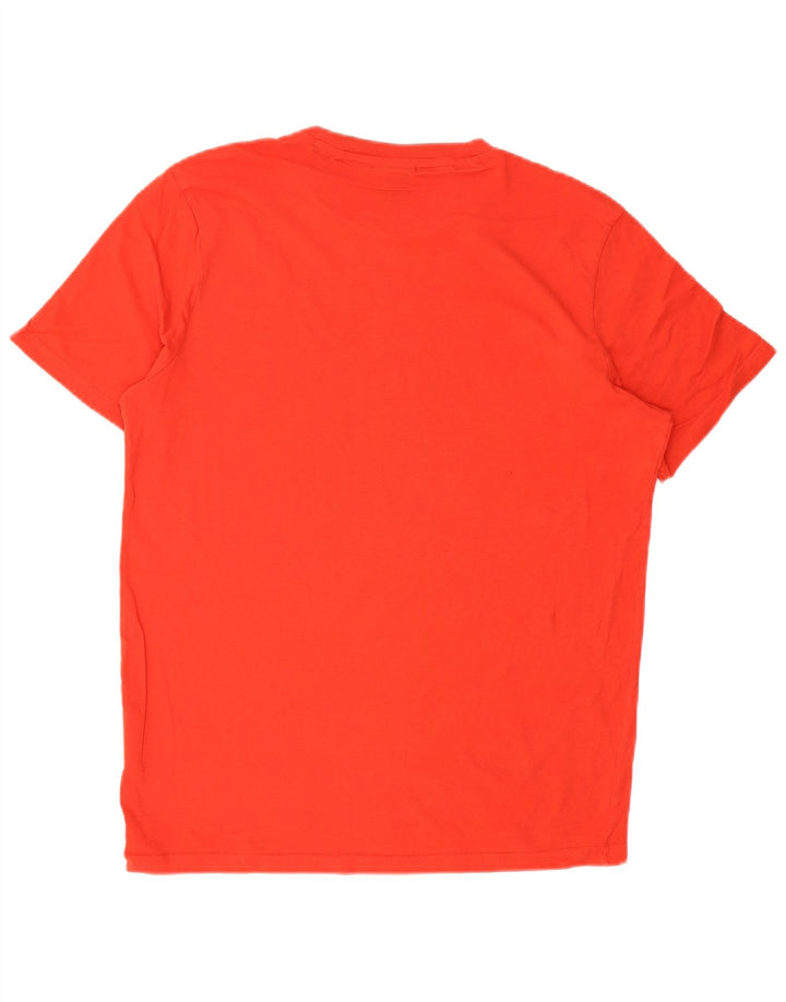 Camiseta masculina estampada Champion grande algodão vermelho